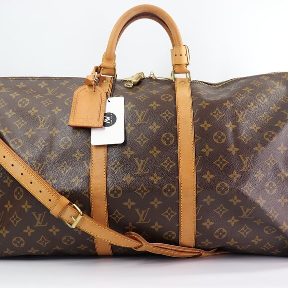 Sold💜LOUIS VUITTON Monogram Keepall Bandouliere 55 - Picture 1 of 16